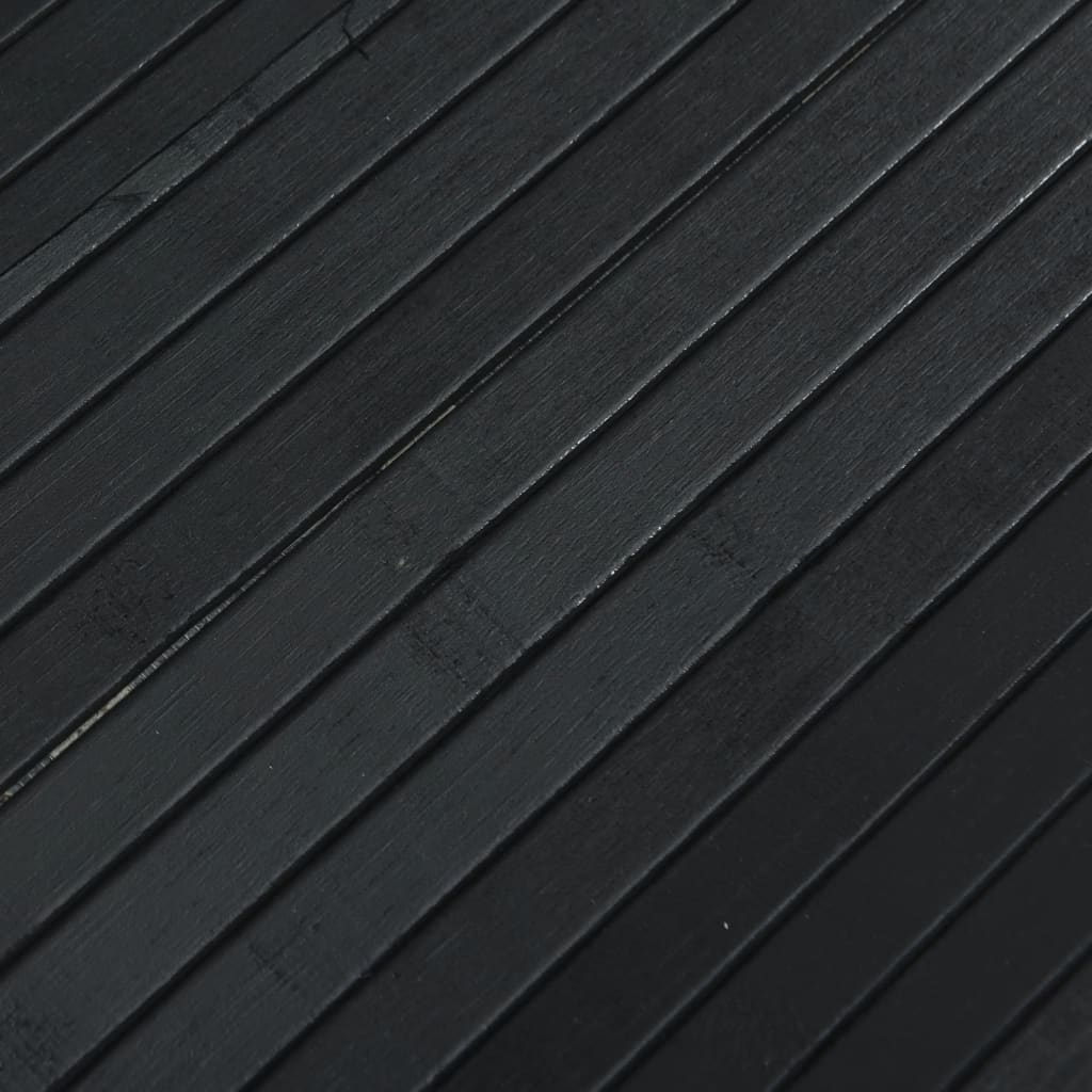 Cloison de séparation noir 165x250 cm bambou - XIOS