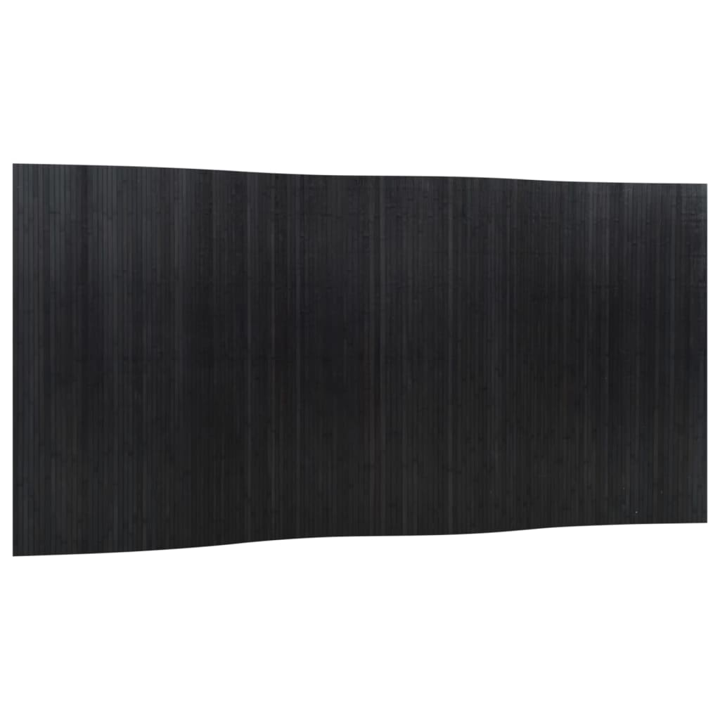 Cloison de séparation noir 165x400 cm bambou - XIOS