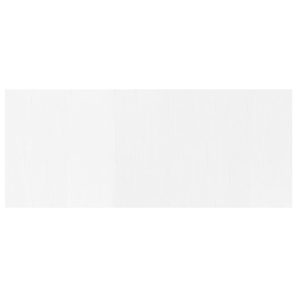 Cloison de séparation blanc 165x400 cm bambou - XIOS