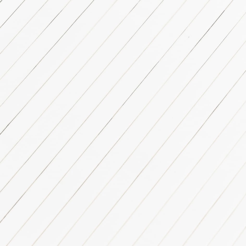 Cloison de séparation blanc 165x400 cm bambou - XIOS