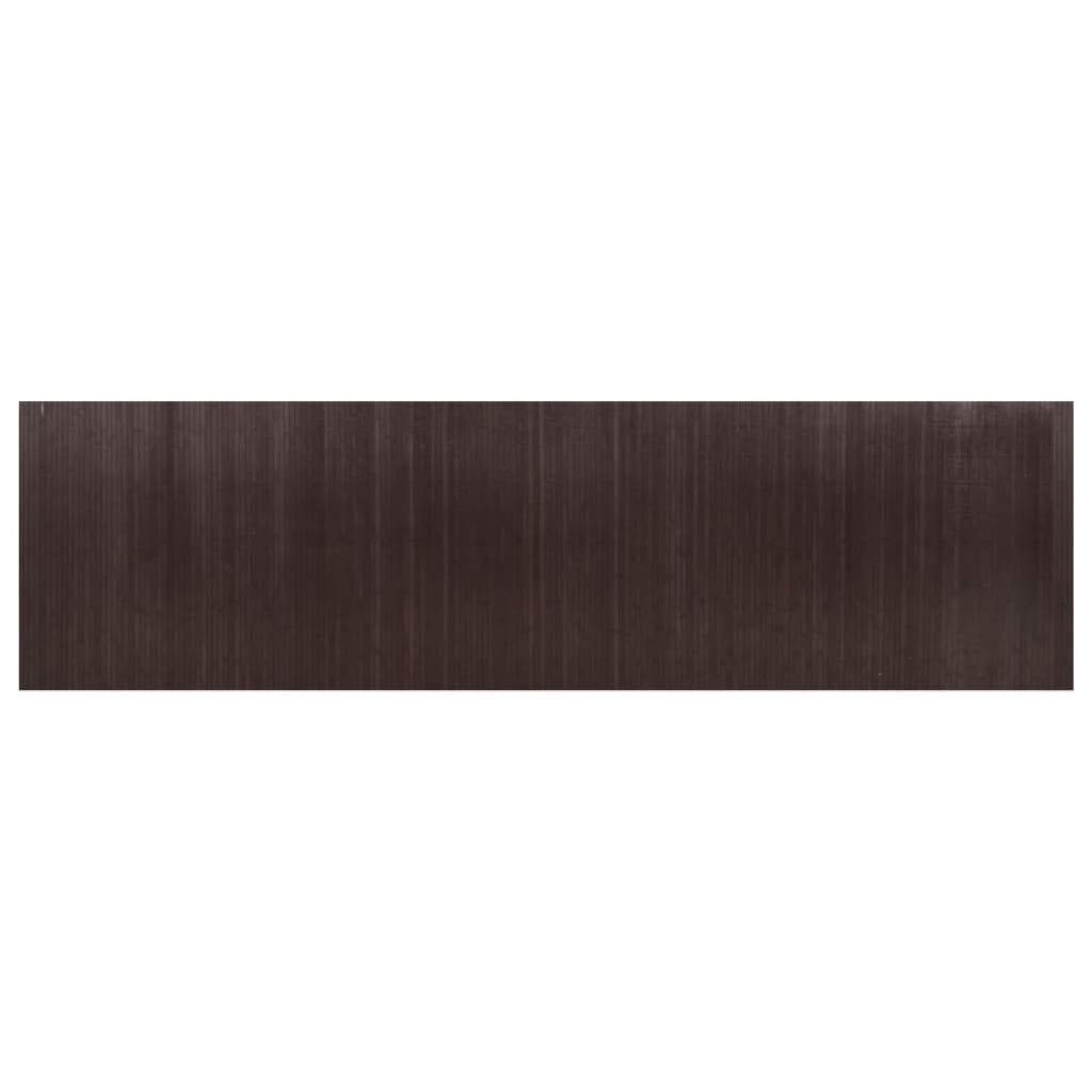 Cloison de séparation marron foncé largeur 600 cm hauteur 165 cm bambou - XIOS