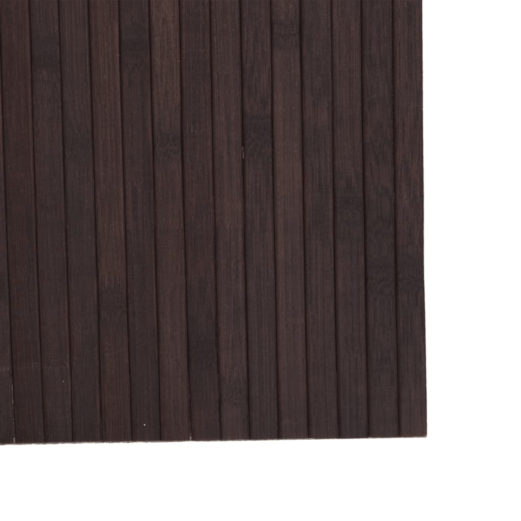 Cloison de séparation marron foncé largeur 600 cm hauteur 165 cm bambou - XIOS
