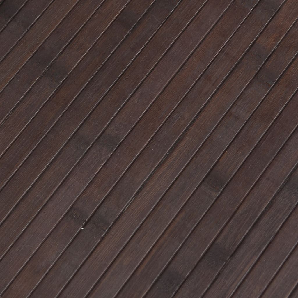 Cloison de séparation marron foncé largeur 600 cm hauteur 165 cm bambou - XIOS