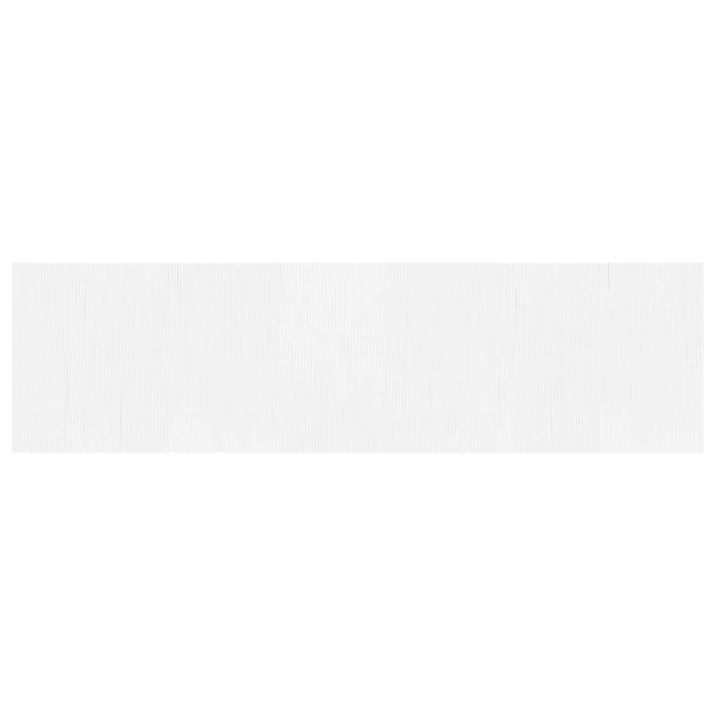 Cloison de séparation blanc 165x600 cm bambou - XIOS