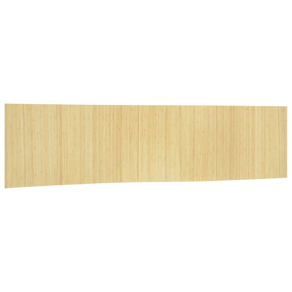 Cloison de séparation naturel clair largeur 800 cm hauteur 165 cm bambou