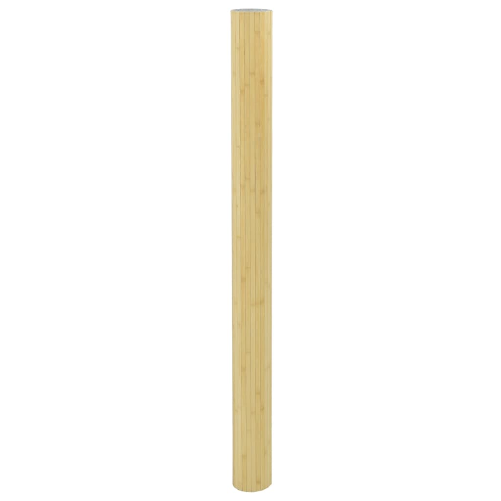 Cloison de séparation naturel clair 165x800 cm bambou - XIOS