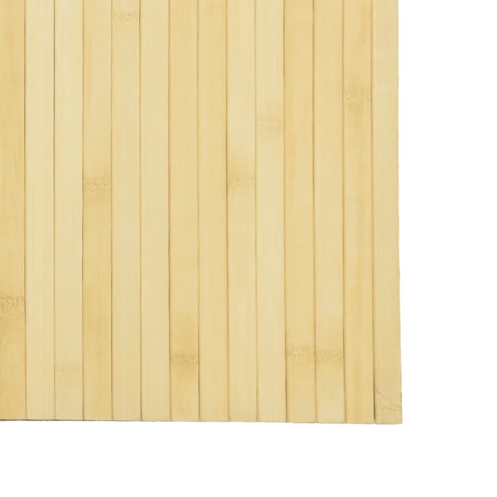 Cloison de séparation naturel clair 165x800 cm bambou - XIOS