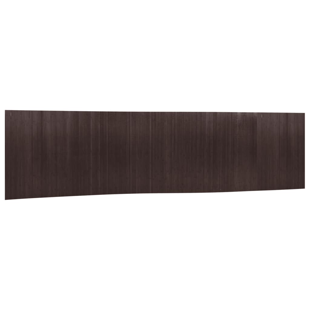 Cloison de séparation marron foncé largeur 800 cm hauteur 165 cm bambou