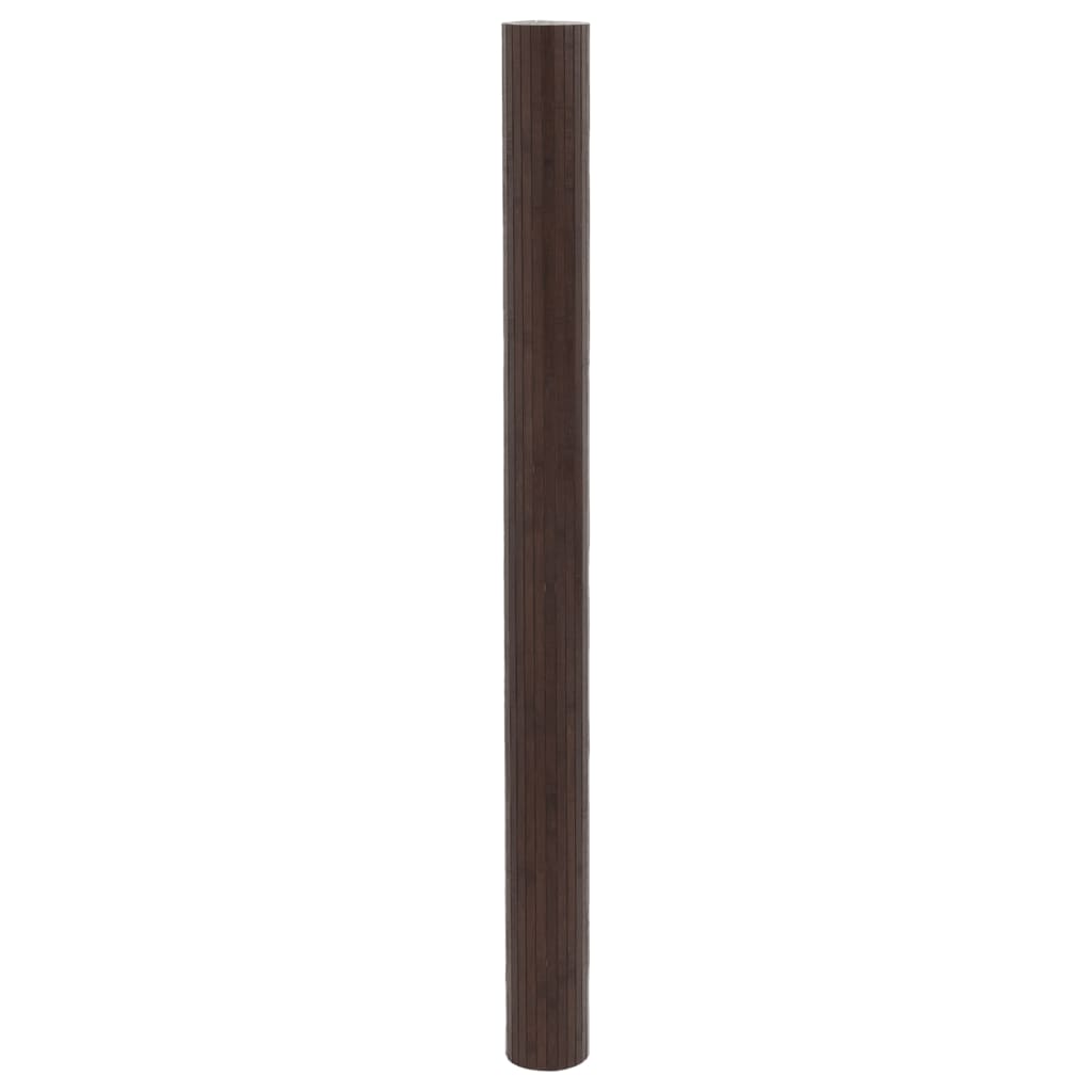 Cloison de séparation marron foncé largeur 800 cm hauteur 165 cm bambou