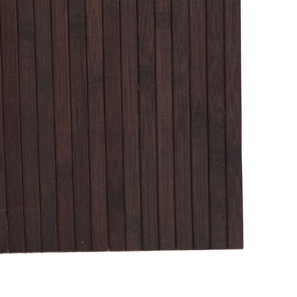 Cloison de séparation marron foncé largeur 800 cm hauteur 165 cm bambou