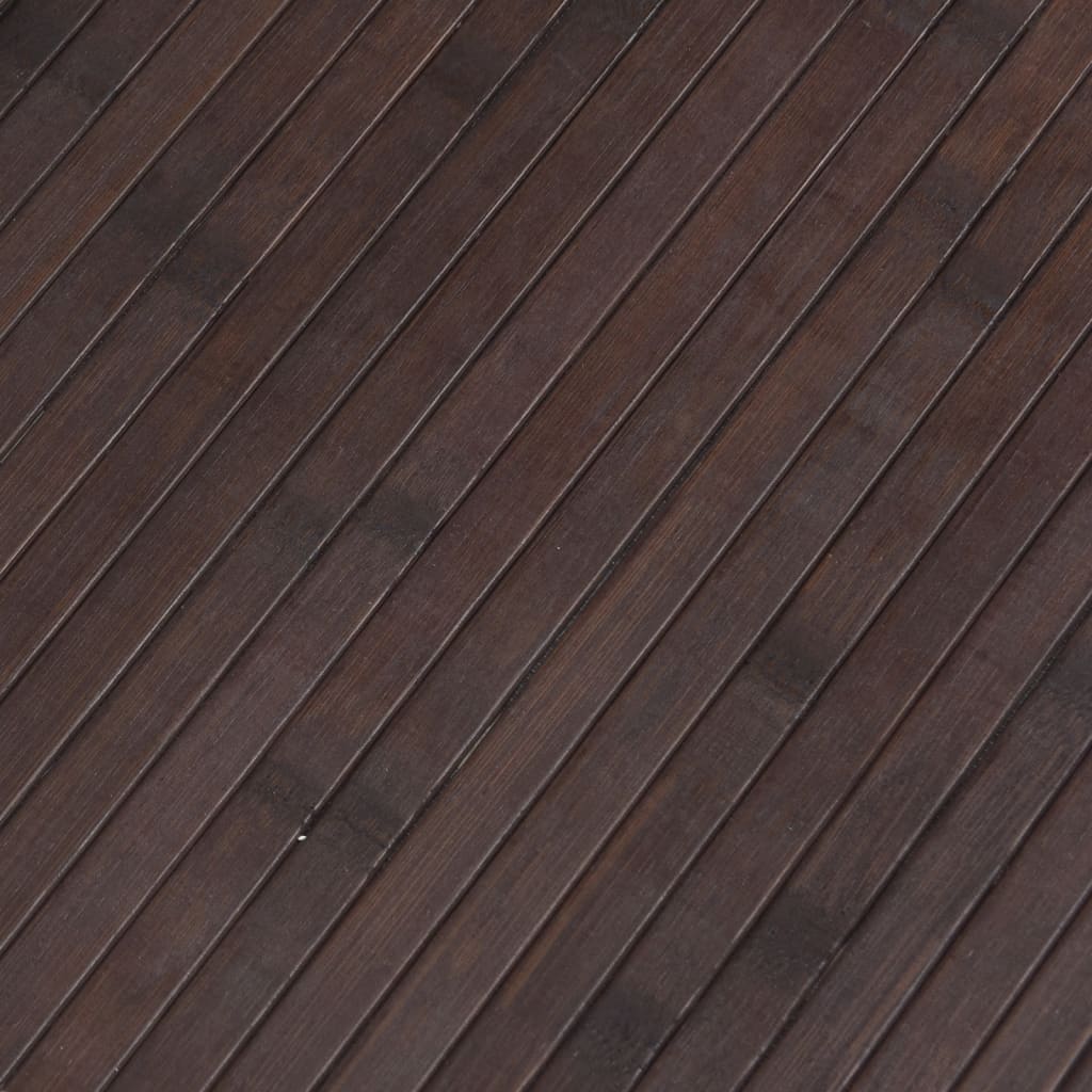 Cloison de séparation marron foncé largeur 800 cm hauteur 165 cm bambou