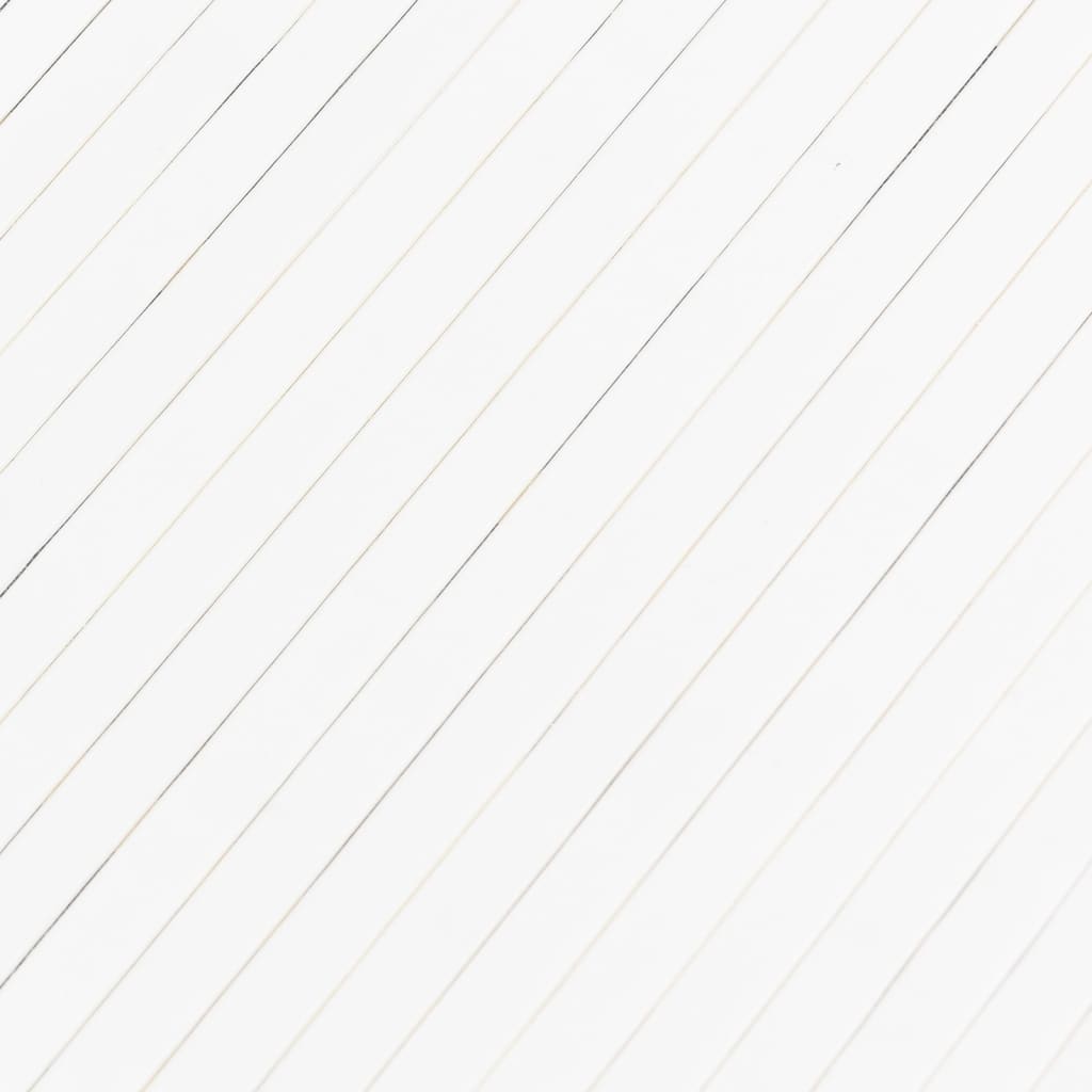 Cloison de séparation blanc 165x800 cm bambou - XIOS