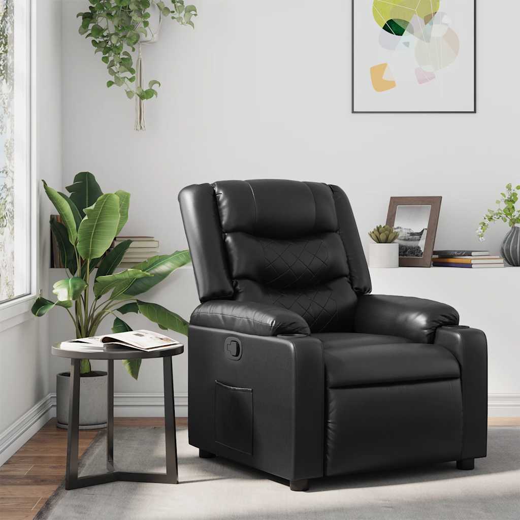 Fauteuil inclinable Noir Similicuir - XIOS
