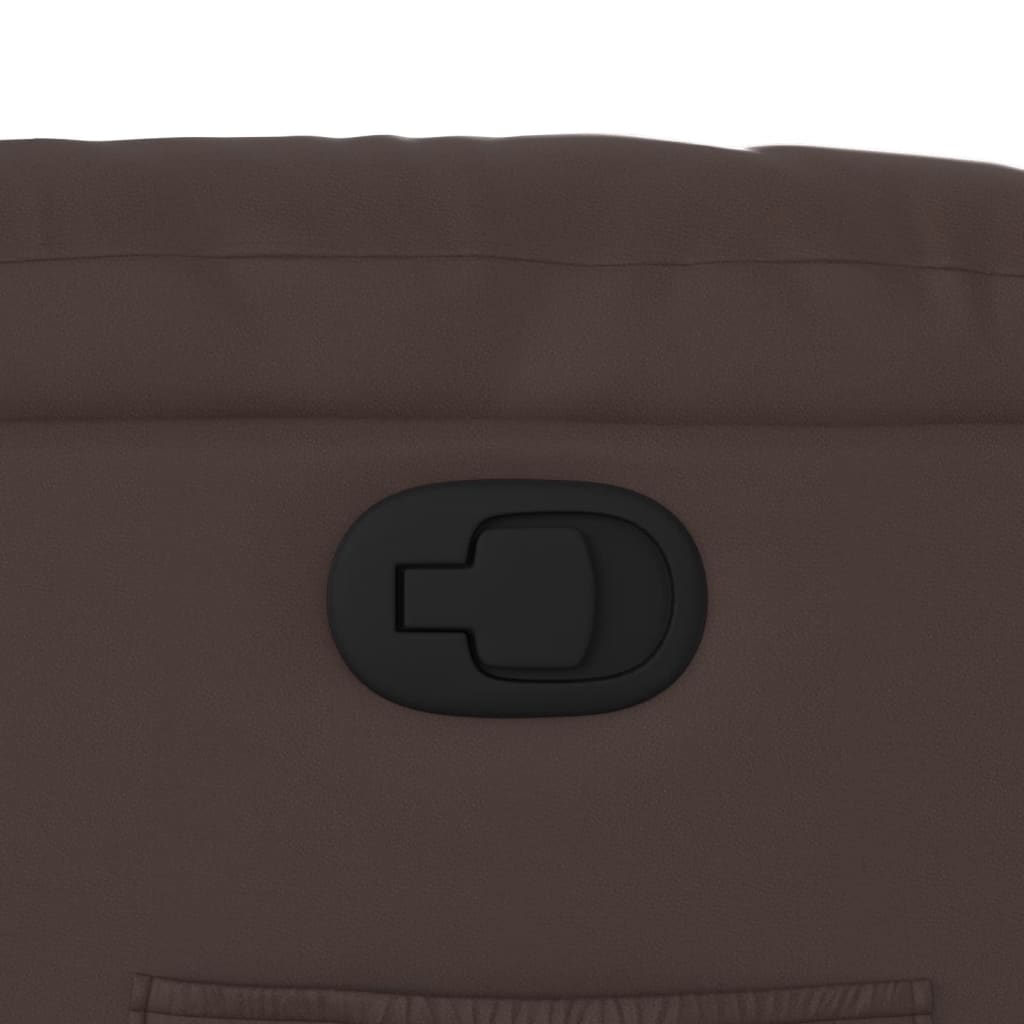 Fauteuil inclinable Marron Similicuir - XIOS