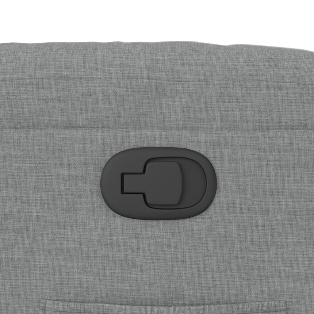 Fauteuil inclinable Gris clair Tissu - XIOS