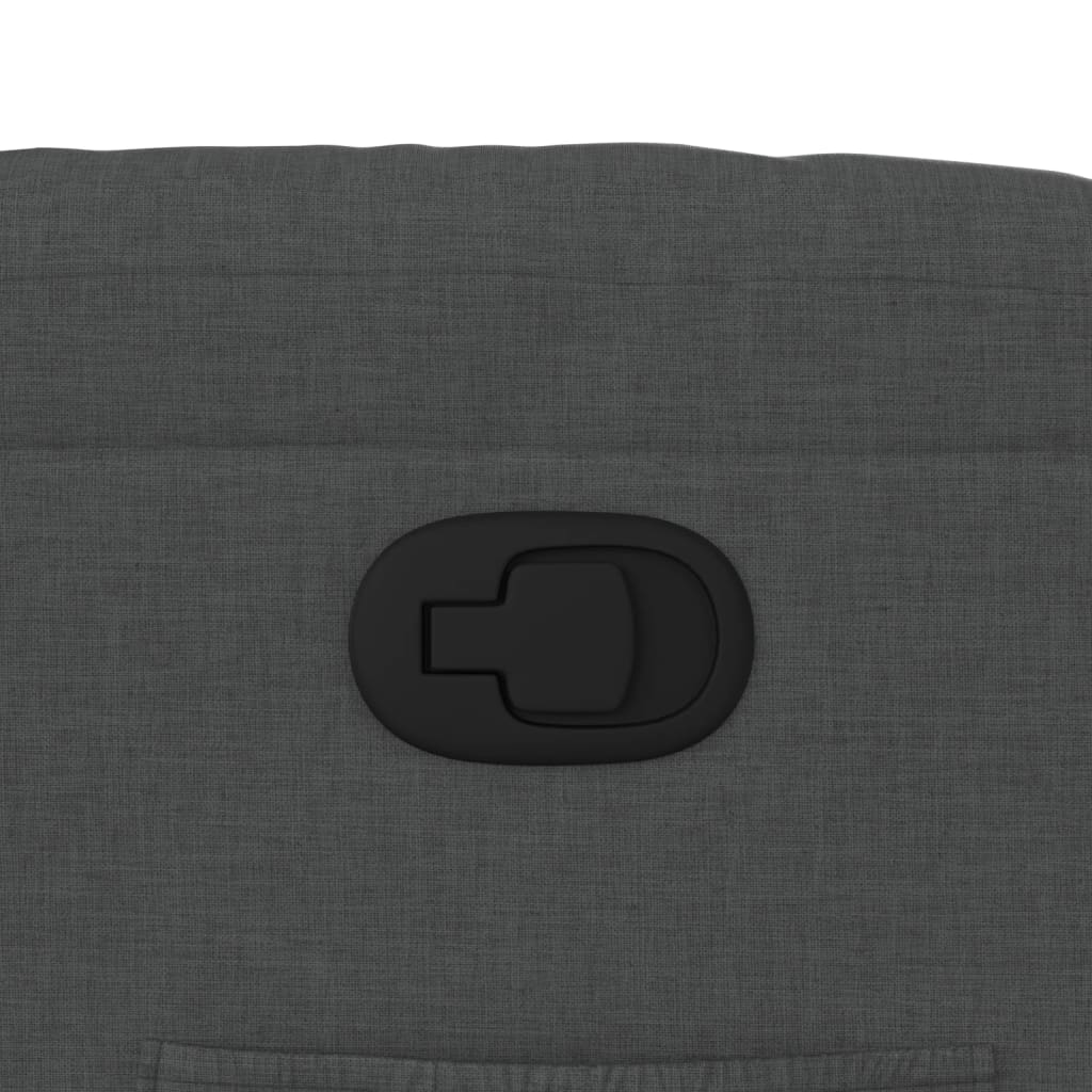 Fauteuil inclinable Gris foncé Tissu - XIOS