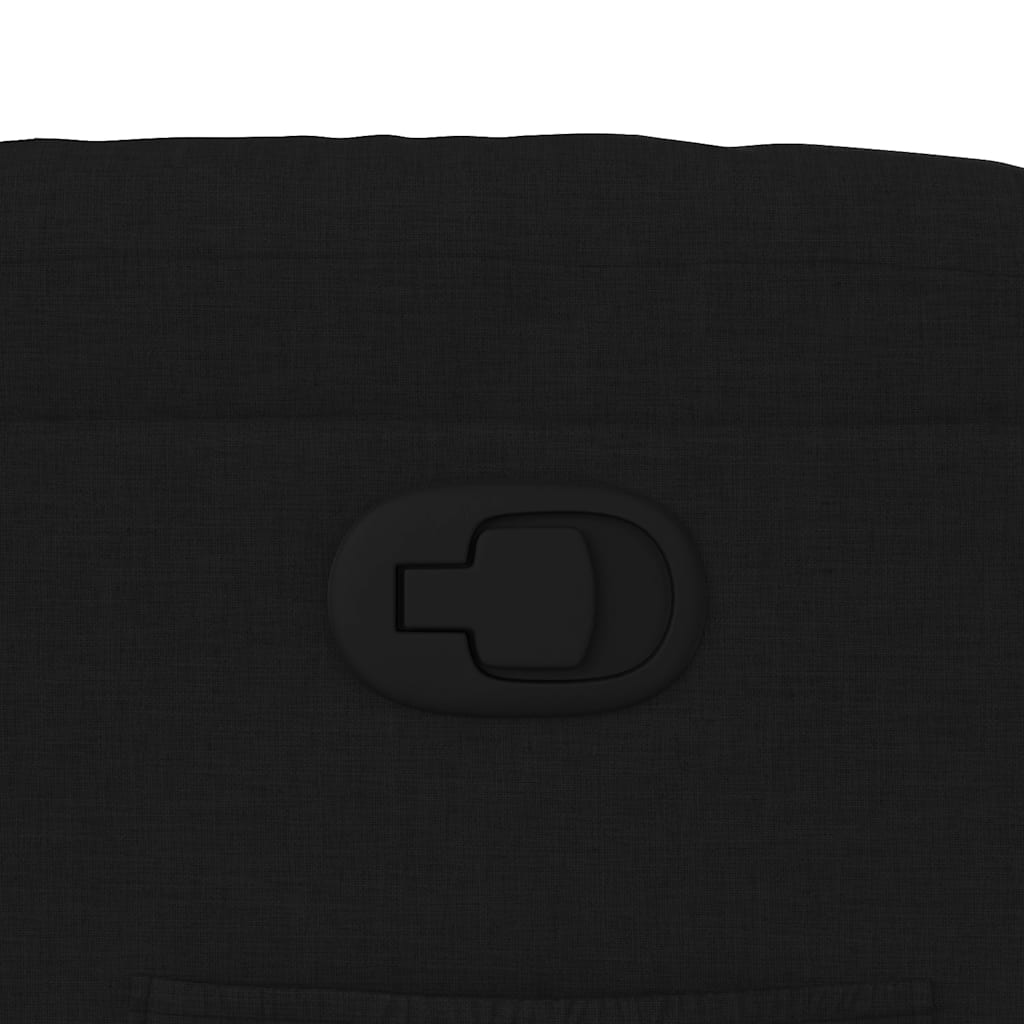 Fauteuil inclinable Noir Tissu - XIOS