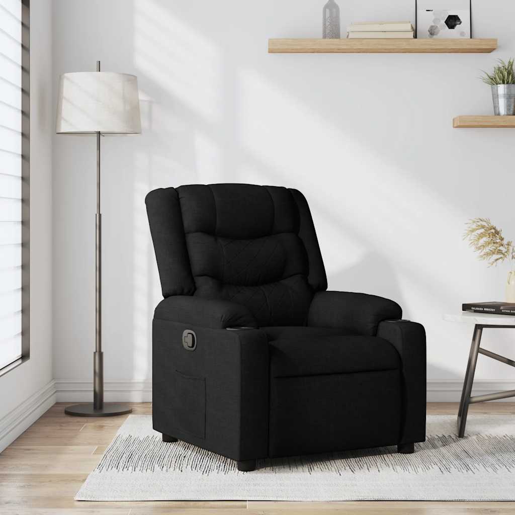 Fauteuil inclinable Noir Tissu - XIOS