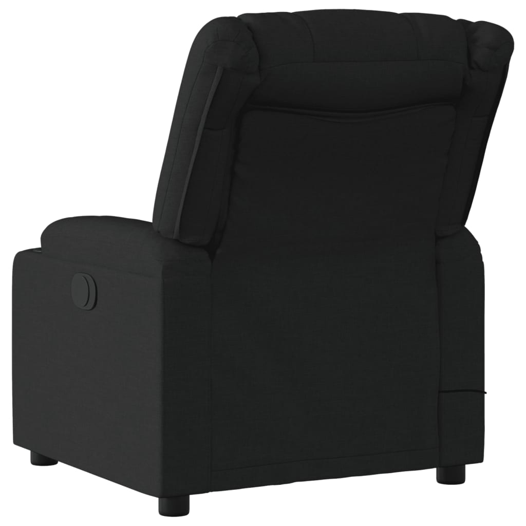 Fauteuil de massage inclinable Noir Tissu - XIOS