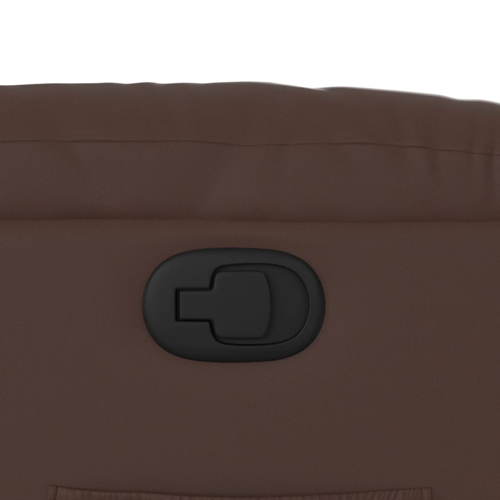 Fauteuil inclinable Marron Similicuir - XIOS
