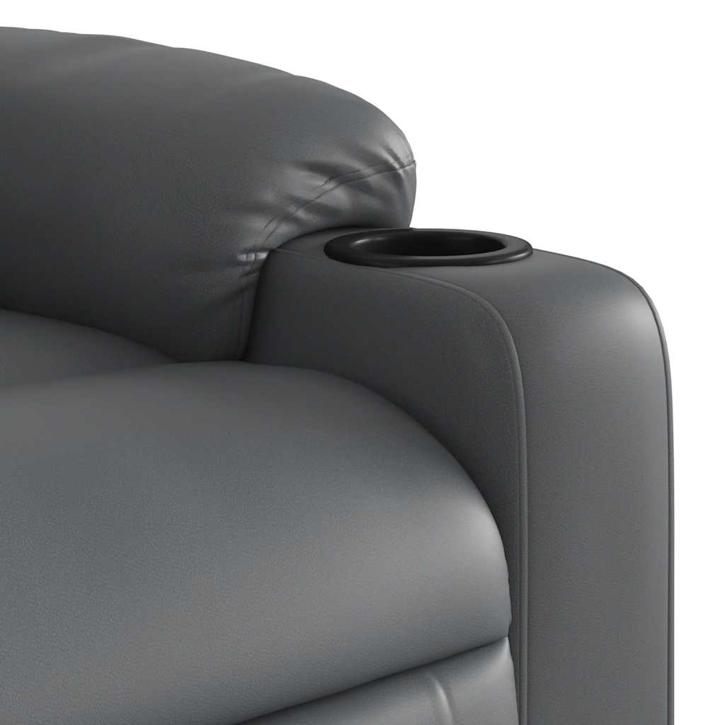 Fauteuil inclinable Gris Similicuir - XIOS
