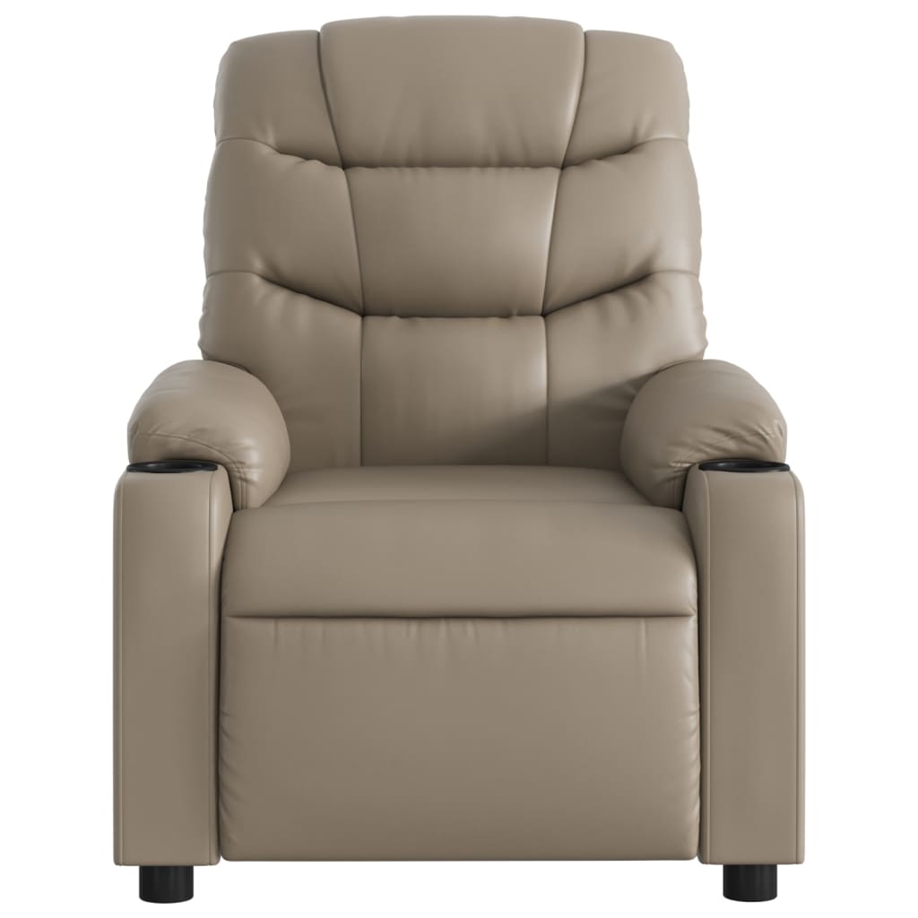 Fauteuil inclinable Cappuccino Similicuir - XIOS