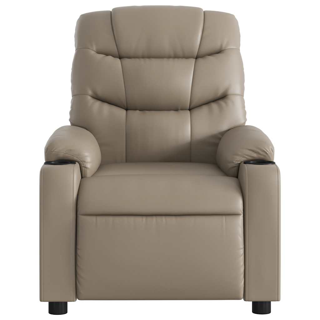 Fauteuil de massage inclinable Cappuccino Similicuir - XIOS