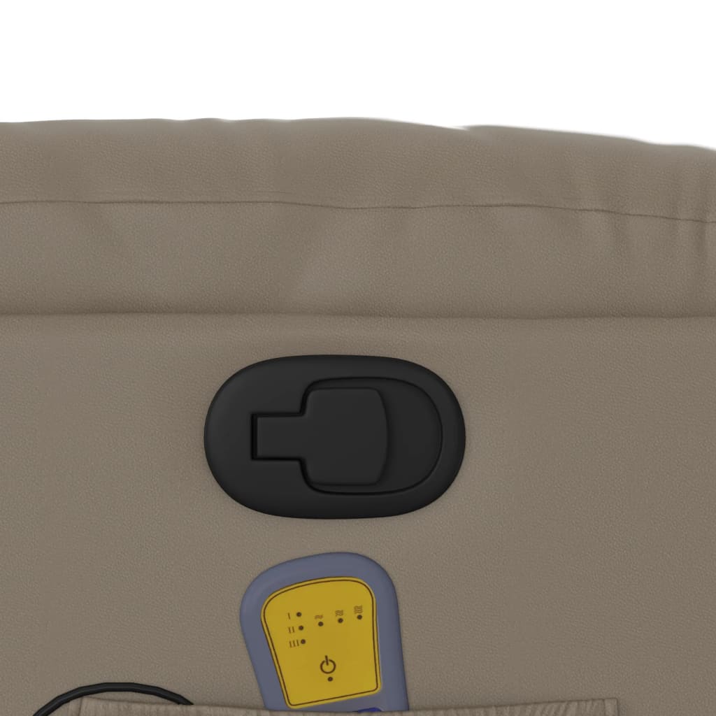 Fauteuil de massage inclinable Cappuccino Similicuir - XIOS