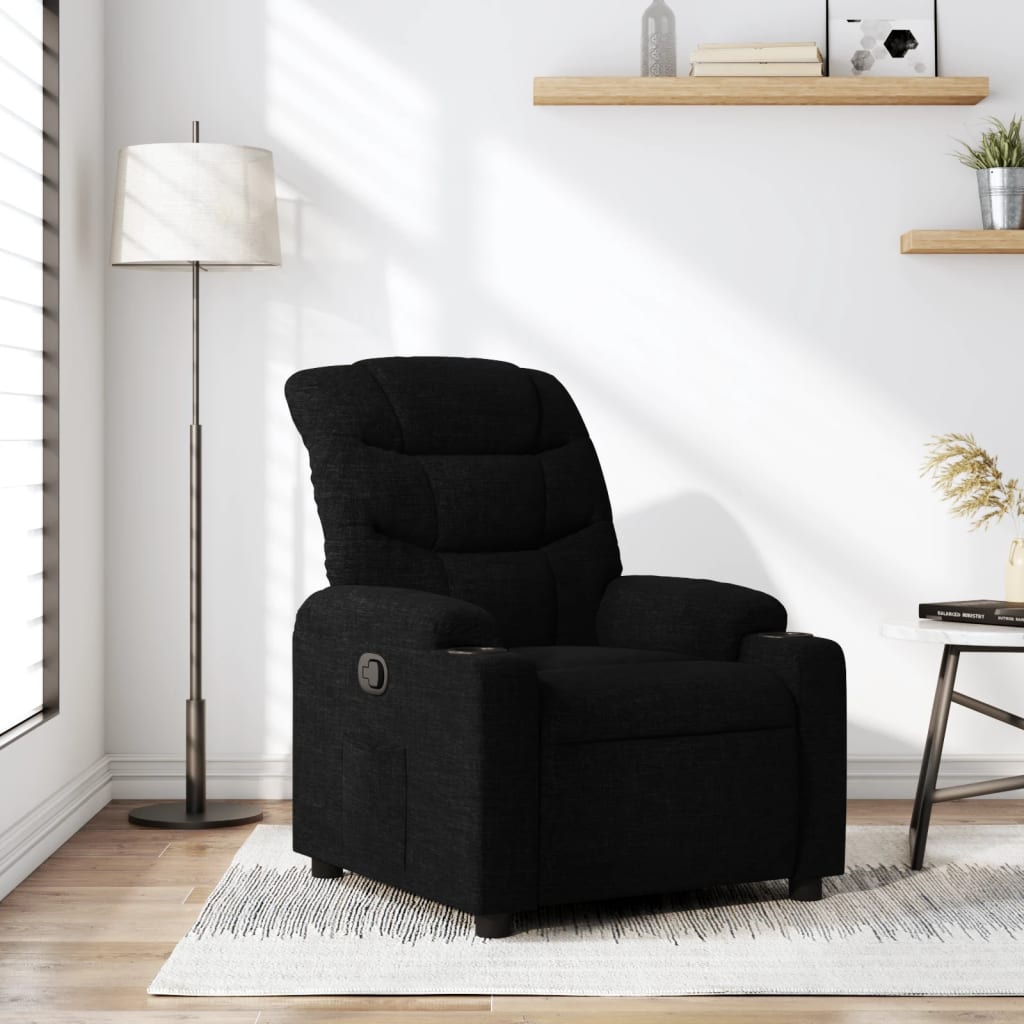 Fauteuil inclinable Noir Tissu - XIOS