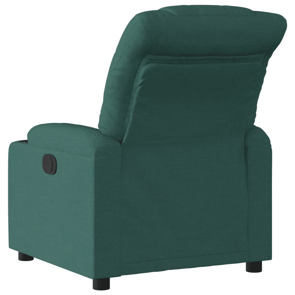 Fauteuil inclinable Vert foncé Tissu - XIOS
