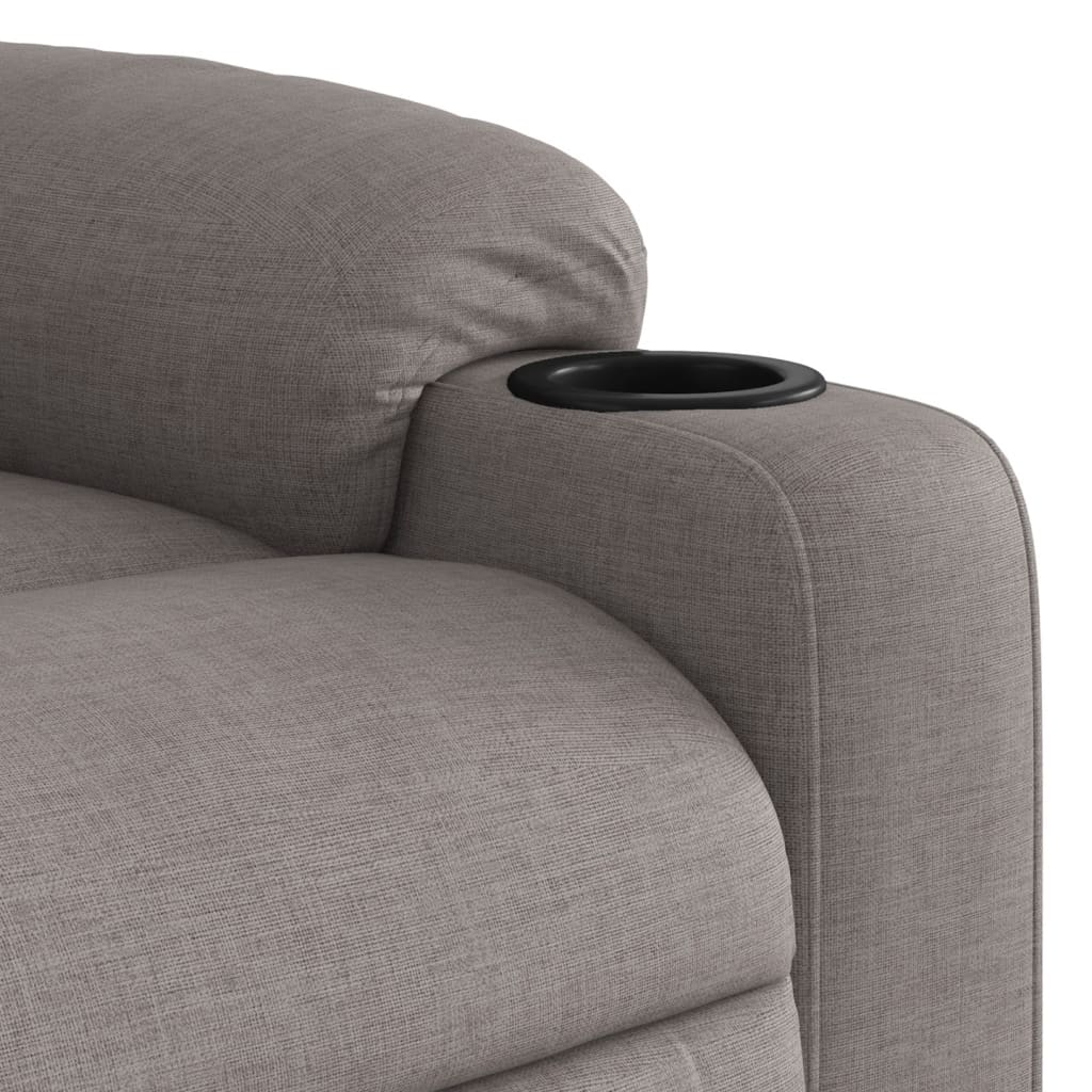 Fauteuil inclinable Taupe Tissu - XIOS