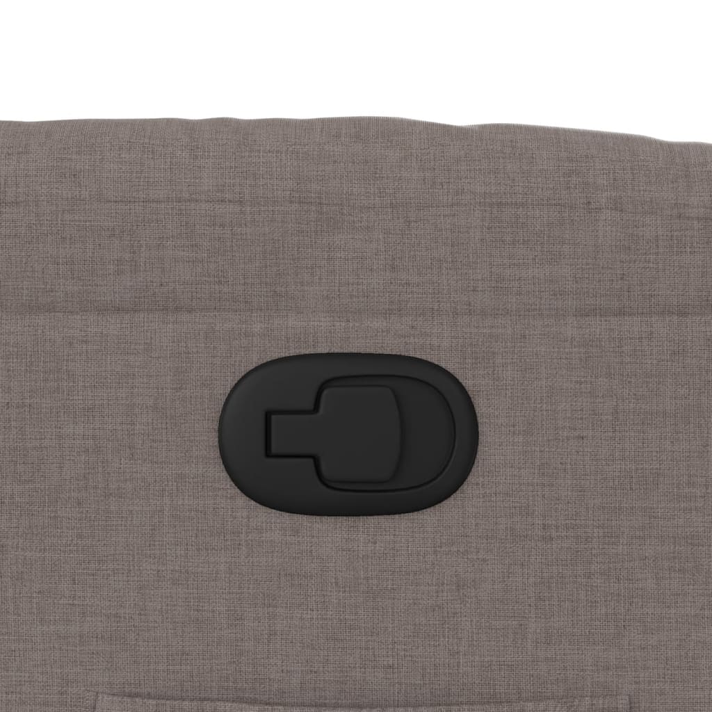 Fauteuil inclinable Taupe Tissu - XIOS