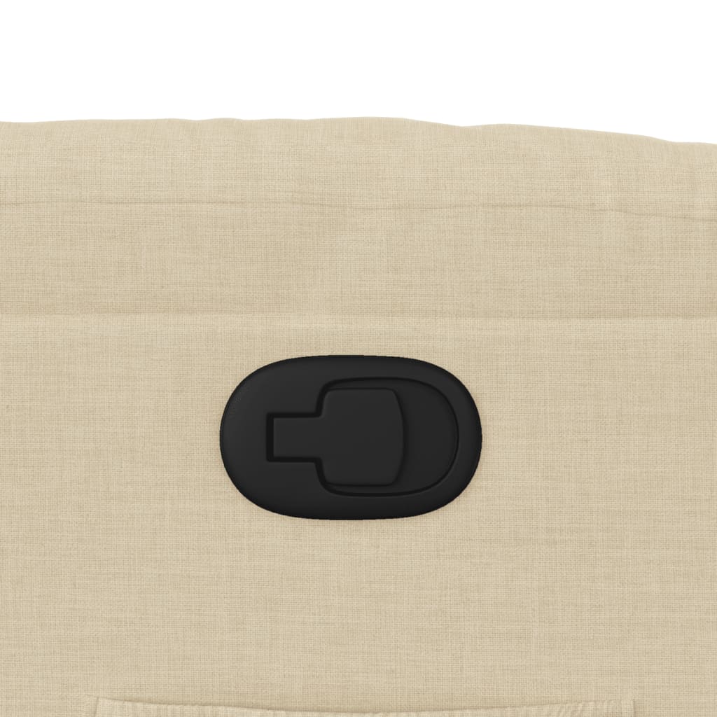 Fauteuil inclinable Crème Tissu - XIOS