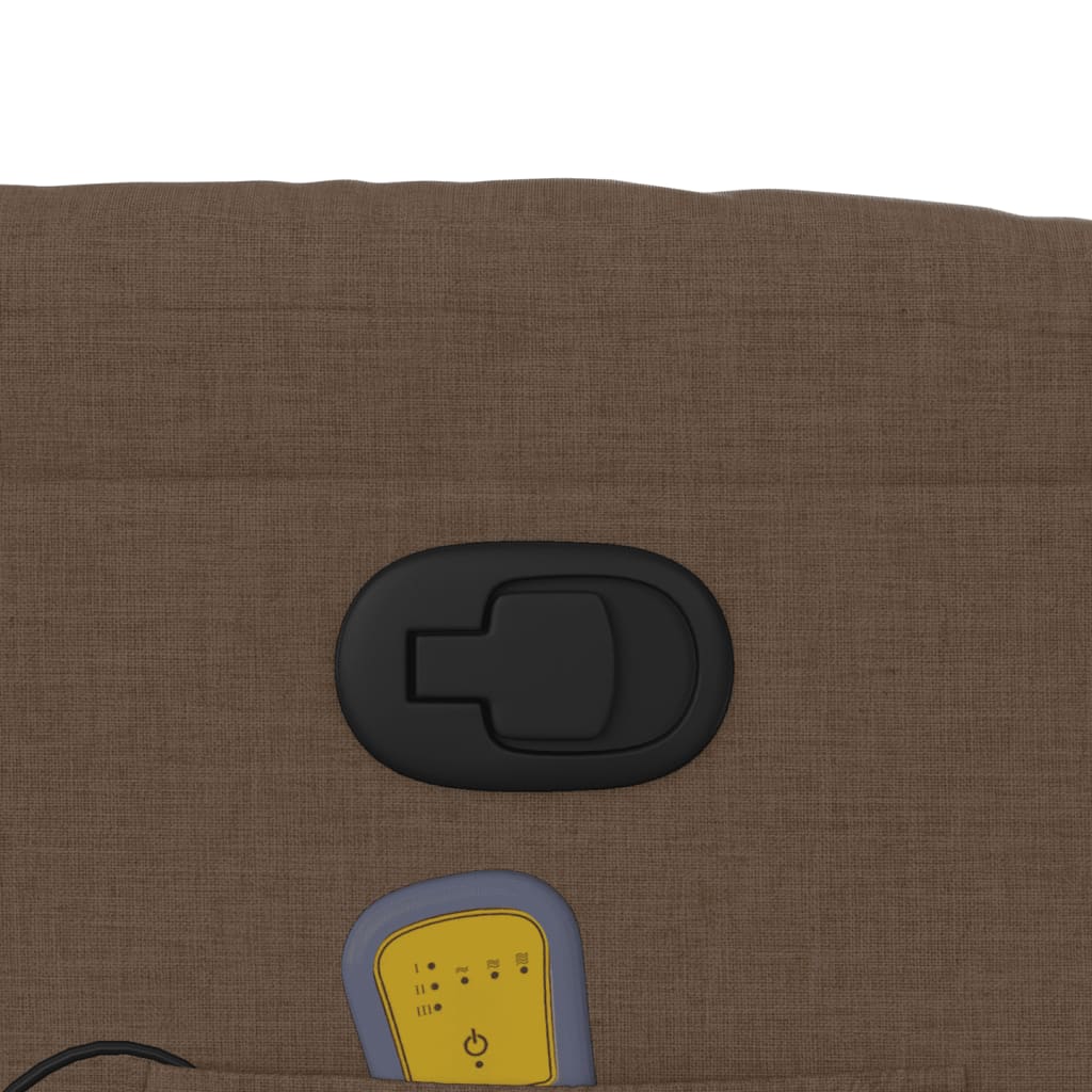 Fauteuil de massage inclinable Marron Tissu - XIOS