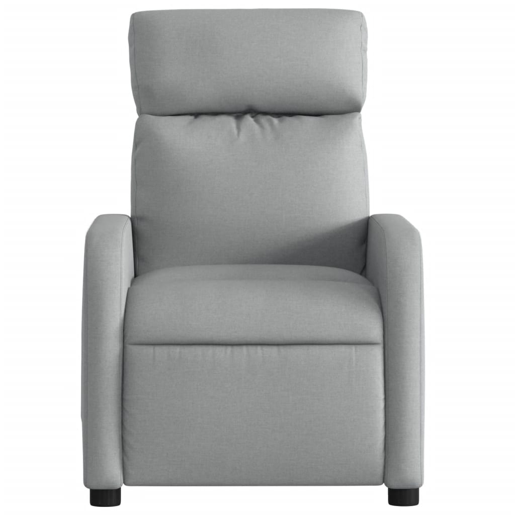 Fauteuil inclinable Gris clair Tissu - XIOS