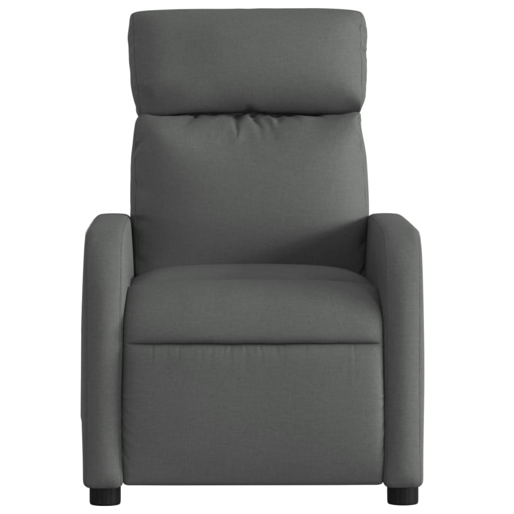 Fauteuil inclinable Gris foncé Tissu - XIOS