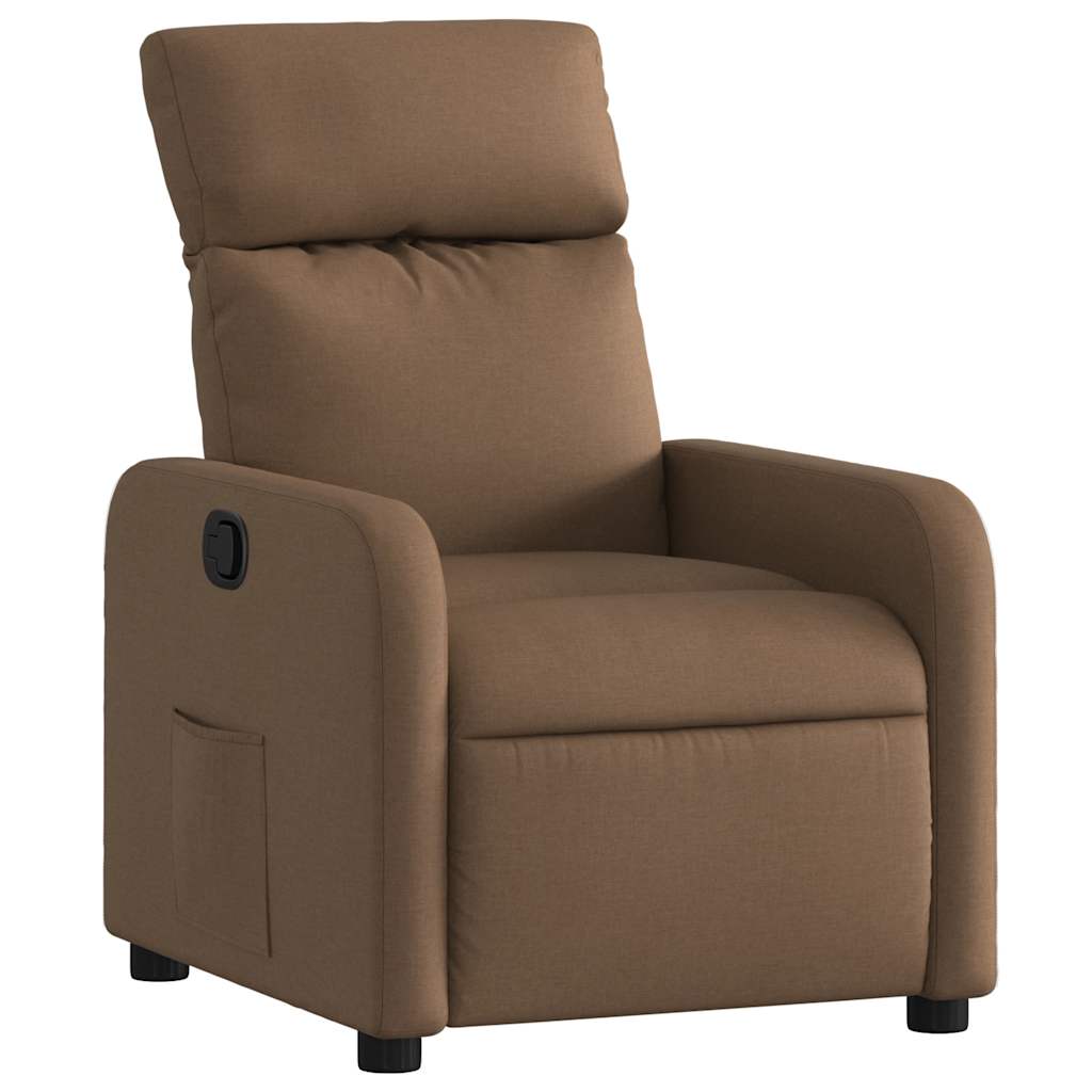 Fauteuil inclinable Marron Tissu - XIOS