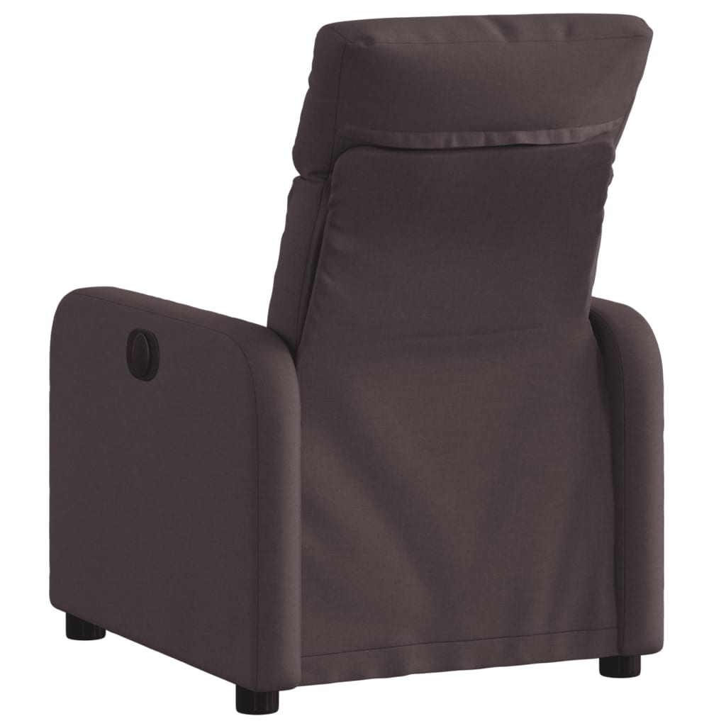 Fauteuil inclinable Marron foncé Tissu - XIOS