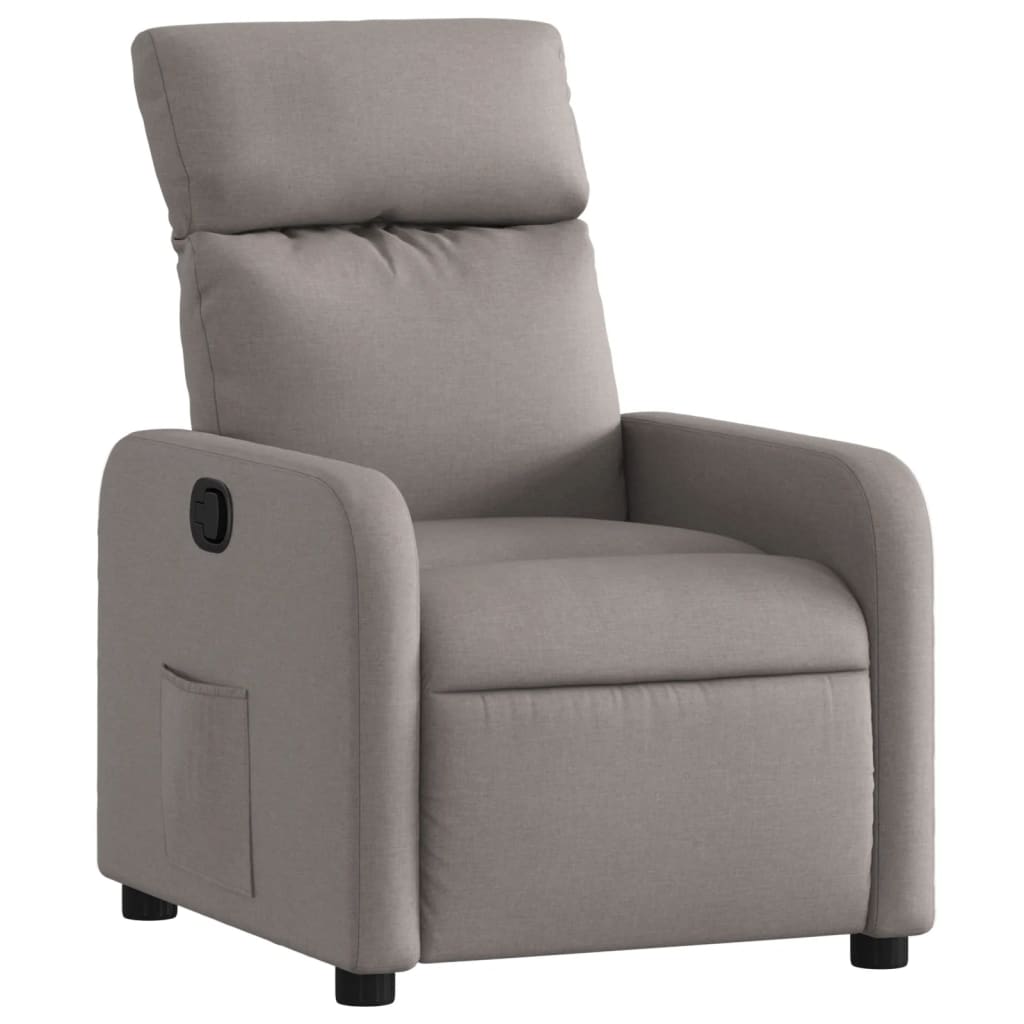Fauteuil inclinable Taupe Tissu - XIOS