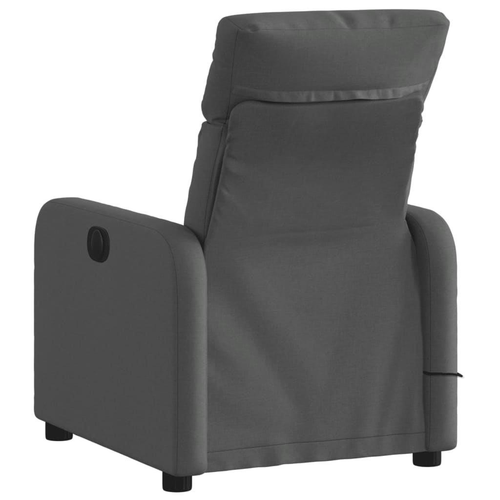 Fauteuil de massage inclinable Gris foncé Tissu - XIOS