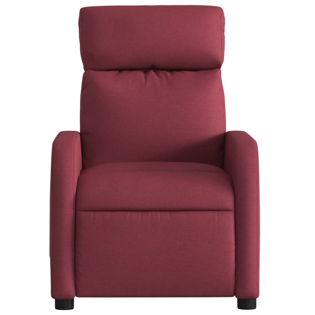 Fauteuil de massage inclinable Rouge bordeaux Tissu - XIOS