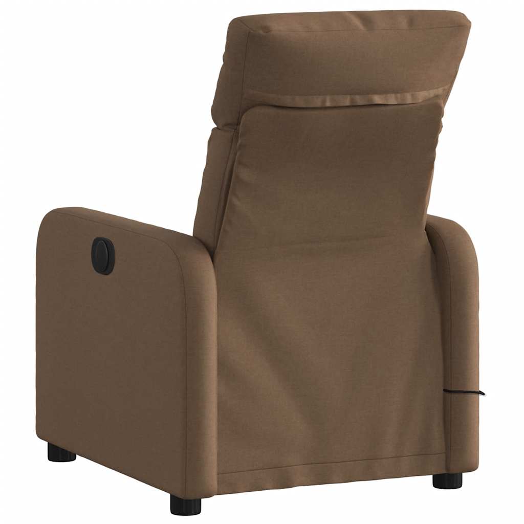 Fauteuil de massage inclinable Marron Tissu - XIOS