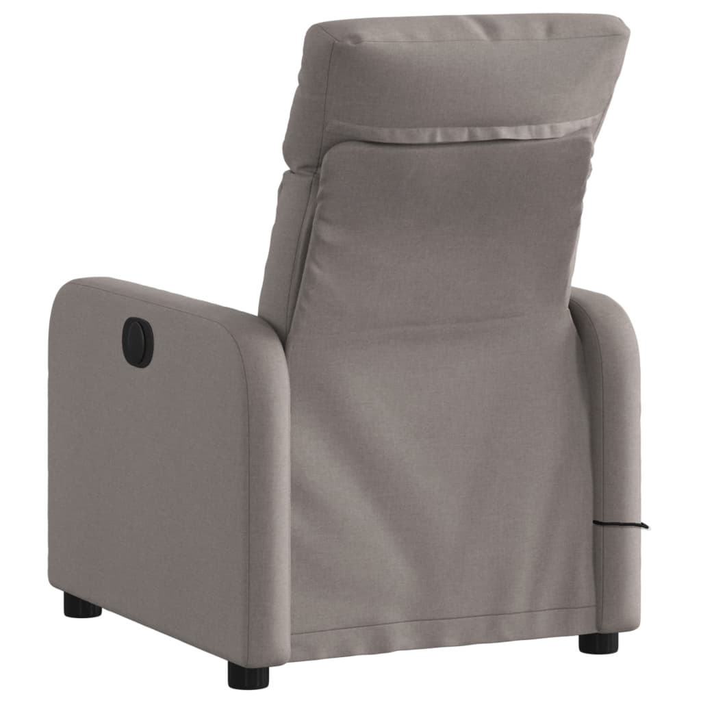 Fauteuil de massage inclinable Taupe Tissu - XIOS
