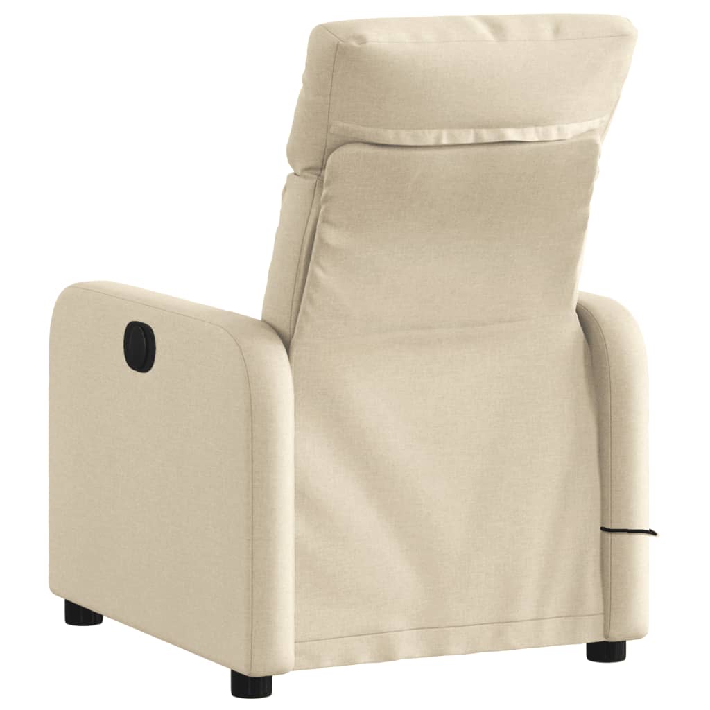 Fauteuil de massage inclinable Crème Tissu - XIOS