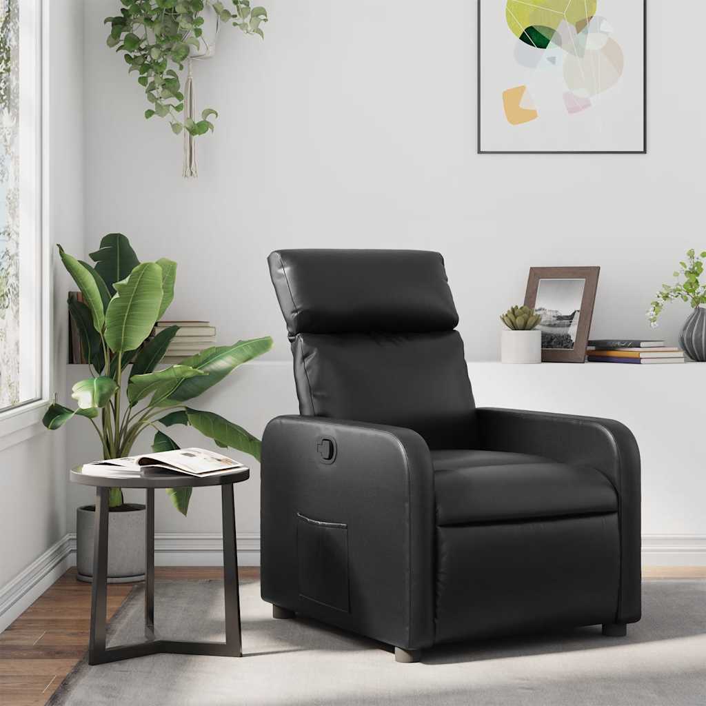 Fauteuil inclinable Noir Similicuir - XIOS