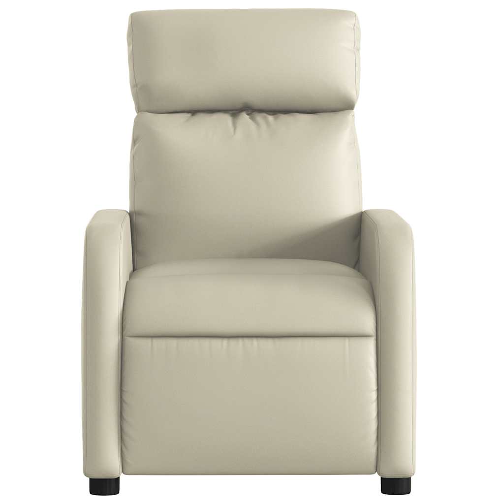Fauteuil inclinable Crème Similicuir - XIOS