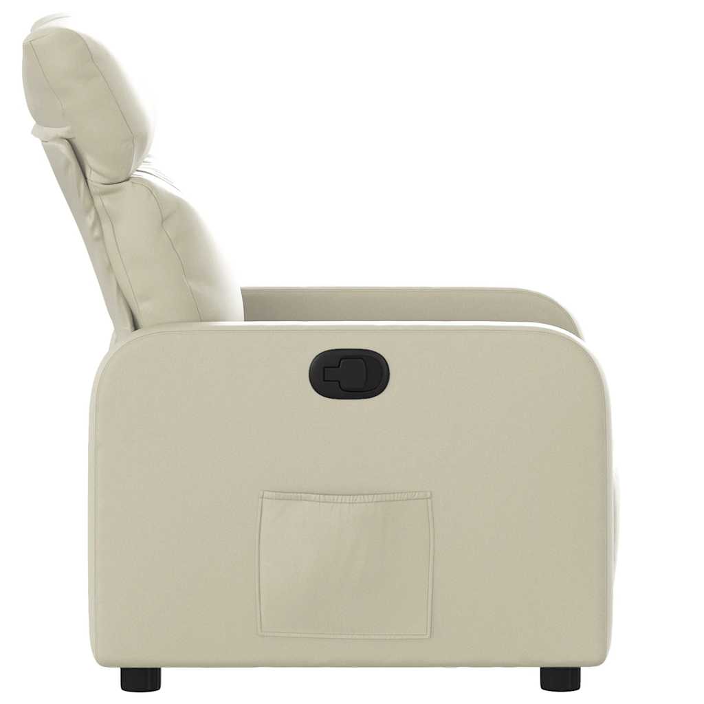 Fauteuil inclinable Crème Similicuir - XIOS