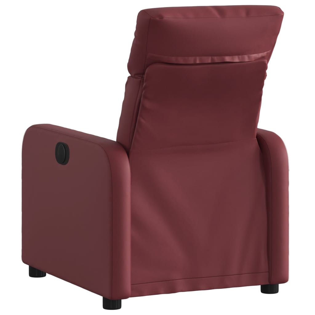 Fauteuil inclinable Rouge bordeaux Similicuir - XIOS