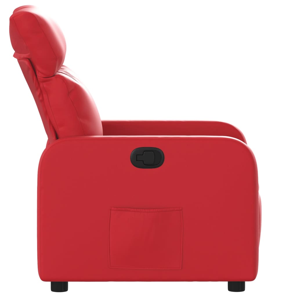 Fauteuil inclinable Rouge Similicuir - XIOS