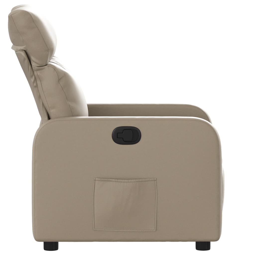 Fauteuil inclinable Cappuccino Similicuir - XIOS